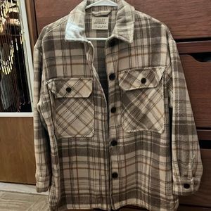 Brown plaid jacket